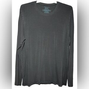 Tommy John Second Skin Long Sleeve Crew Neck Shirt XXL gray lounge sleep 2X